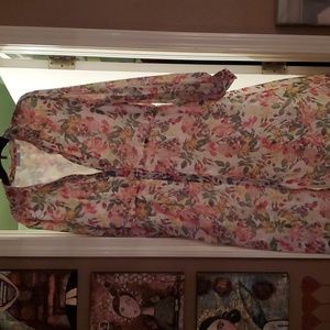New York and Company floral midi dress